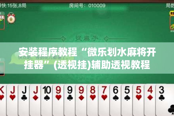 安装程序教程“微乐划水麻将开挂器”(透视挂)辅助透视教程