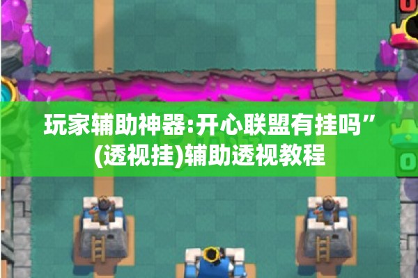 玩家辅助神器:开心联盟有挂吗”(透视挂)辅助透视教程