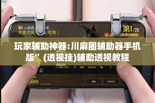 玩家辅助神器:川麻圈辅助器手机版	”(透视挂)辅助透视教程