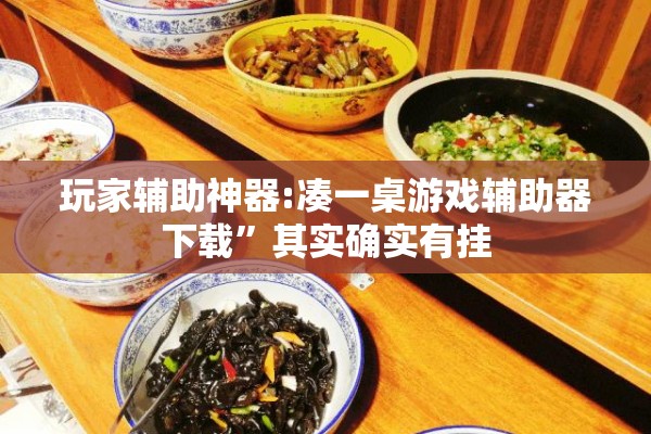 玩家辅助神器:凑一桌游戏辅助器下载”其实确实有挂