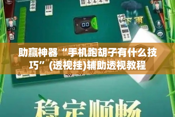 助赢神器“手机跑胡子有什么技巧”(透视挂)辅助透视教程