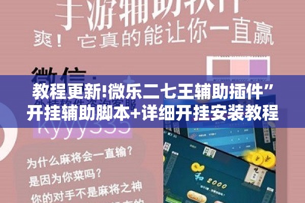 教程更新!微乐二七王辅助插件”开挂辅助脚本+详细开挂安装教程