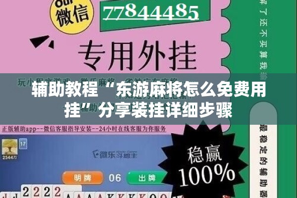 辅助教程“东游麻将怎么免费用挂”分享装挂详细步骤