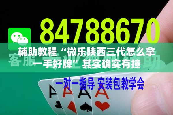 辅助教程“微乐陕西三代怎么拿一手好牌”其实确实有挂
