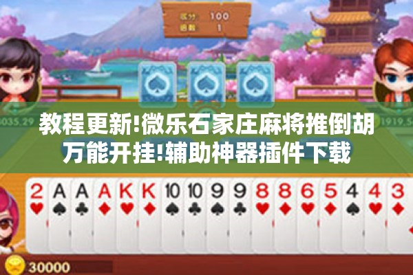 辅助教程“微乐广西麻将开挂版本软件”(透视挂)辅助透视教程