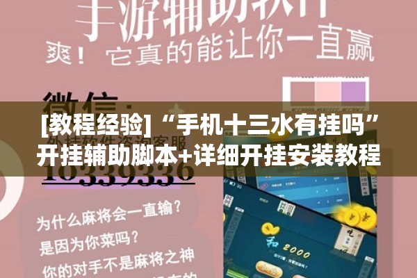 [教程经验]“手机十三水有挂吗	”开挂辅助脚本+详细开挂安装教程